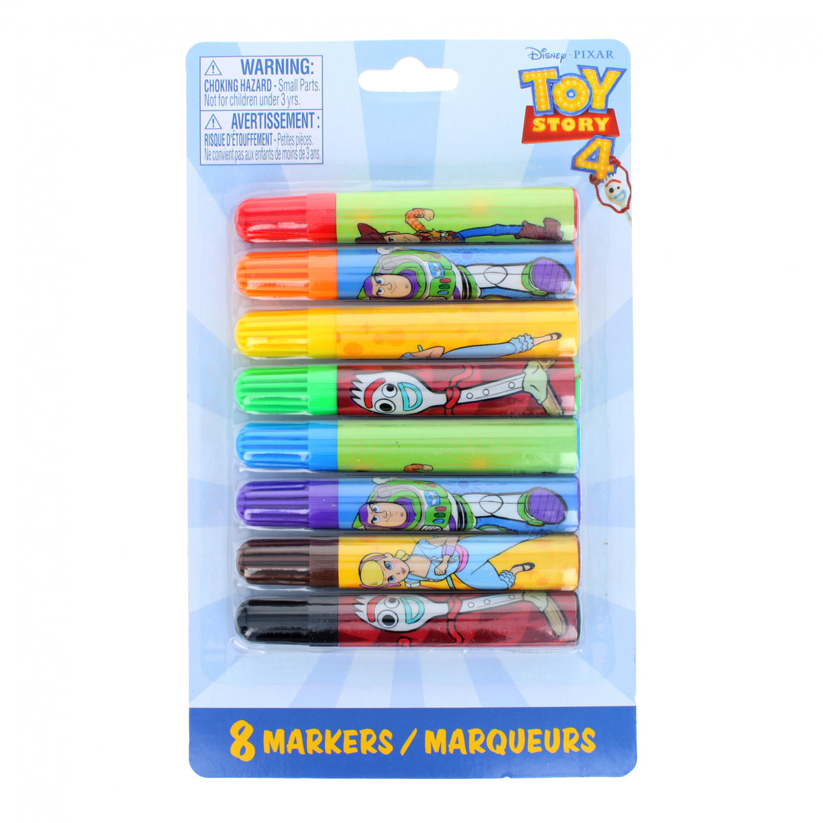 Licensed Characters Art Supplies Non-Toxic Mini Felt Marker Set for Kids - 8pc, view 3