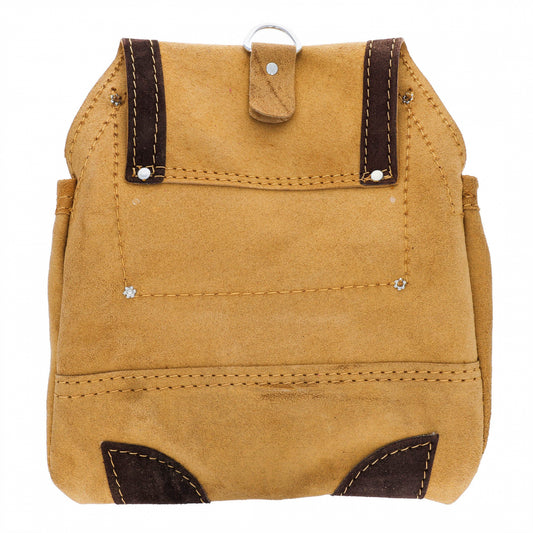 ToolTreaux 10 Pocket Suede Leather Tool Pouch Hammer Drill Tool Bag, view 2