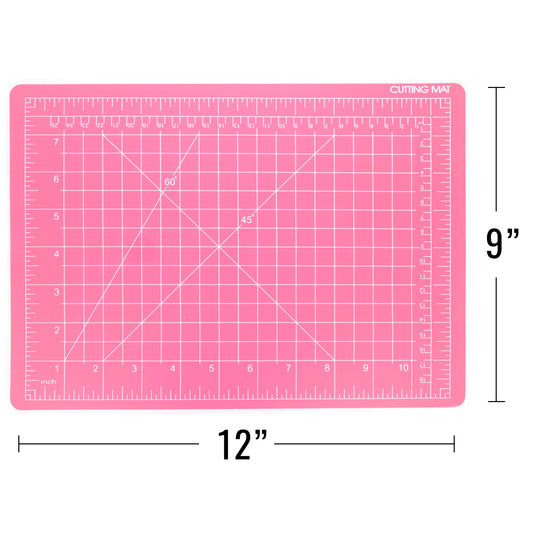 ToolTreaux Pink Self Healing Cutting Mat Crafting Supplies (Assorted Sizes), view 2