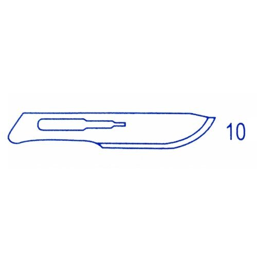10pc Sterile Surgical Grade Replacement Scalpel Blades Universal Fit - Size 10, view 3