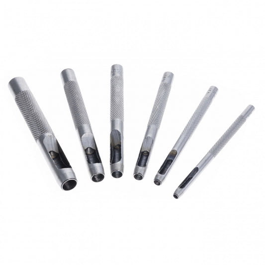 2 Pack 6pc Universal Tool Heavy Duty Leather Hollow Punch Set, view 2