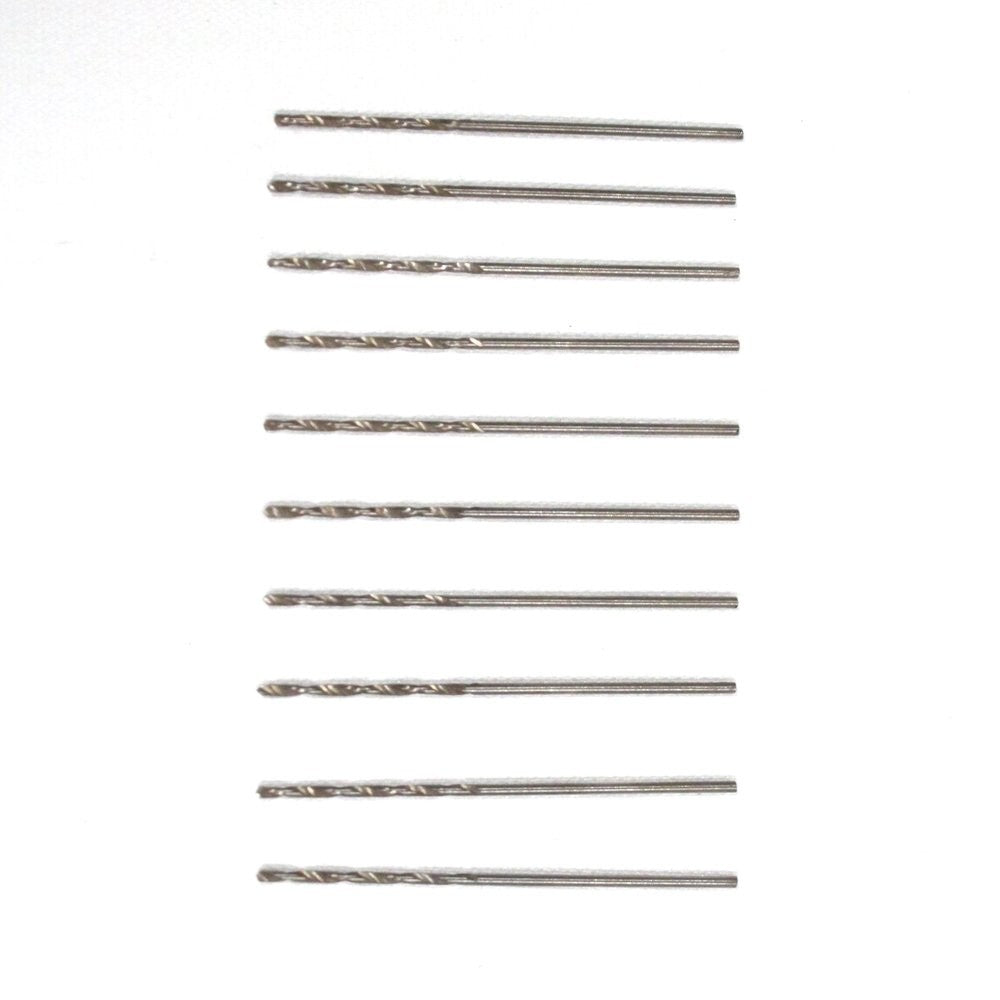 2 Pack High Speed Steel Drill Bits 1/16 Inch Shank 10pc 57, view 2