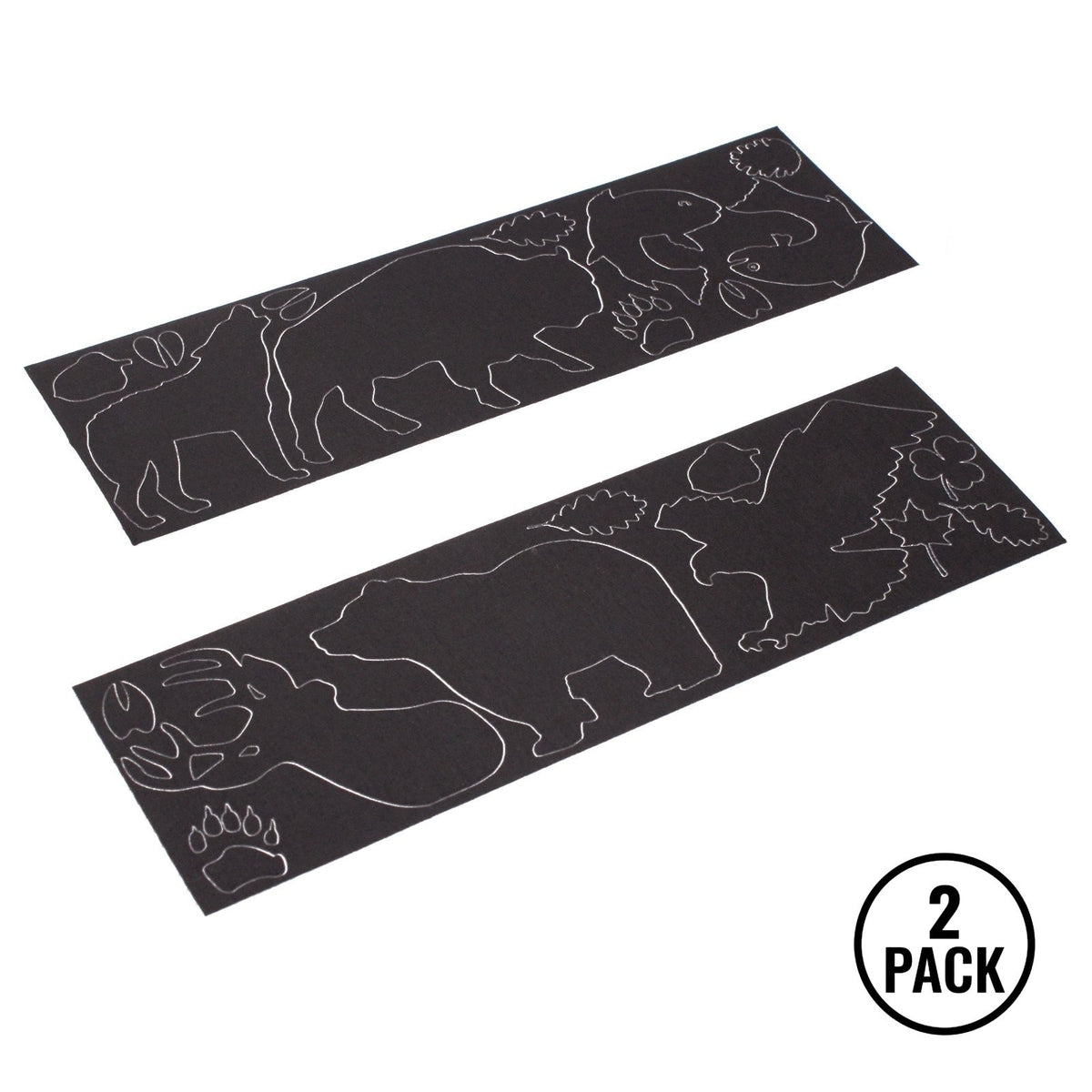 Two rolls of black Gear Aid repair tape for camping and hiking supplies.