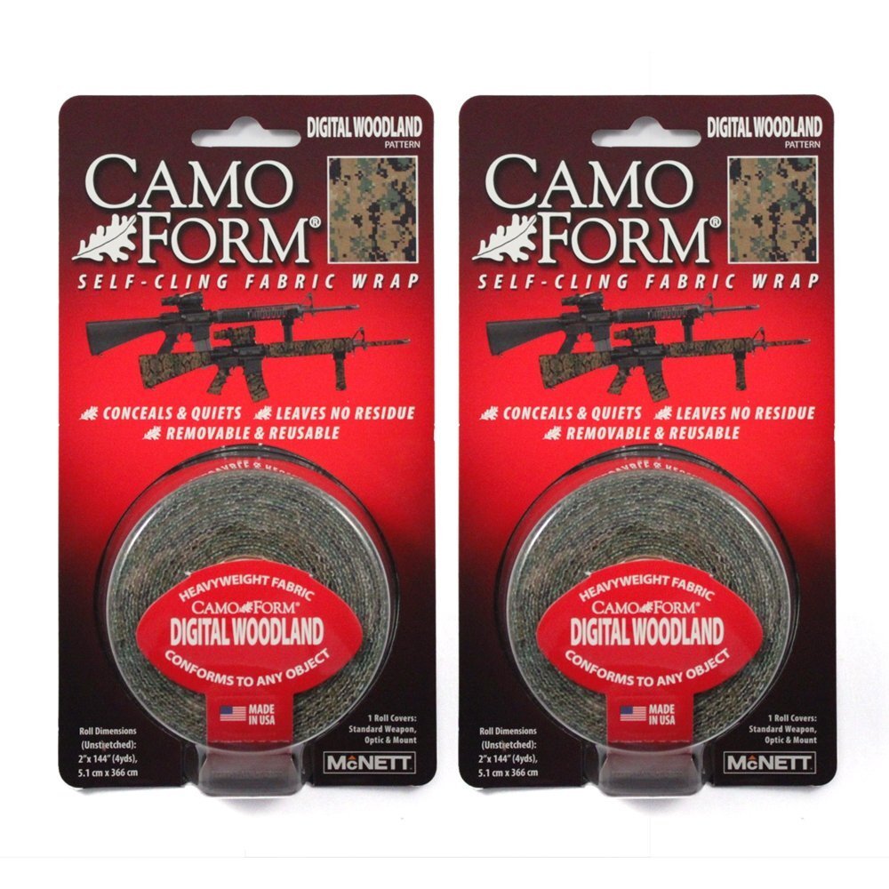 2 Pack GEAR AID Camo Form Self-Cling Reusable Gun Wrap 2" x 144" Various Colors, view 10