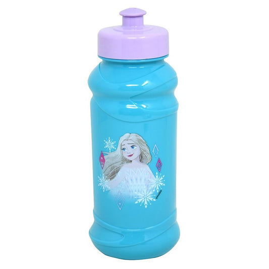 2 Pack Frozen II 16oz Pull Top Water Bottle Kids Canteen Girls Hydration Age 3+, view 2