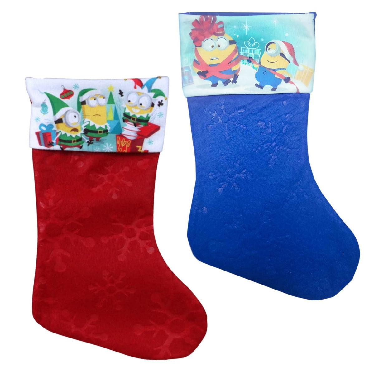 Licensed Kids Minions Despicable Me Felt Embossed Christmas Stocking Holidays, view 3