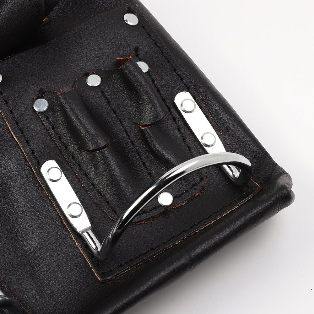 ToolTreaux 10 Pocket Oil Tanned Leather Tool Pouch DIY Woodworking, 13 x 10 Inch, view 6