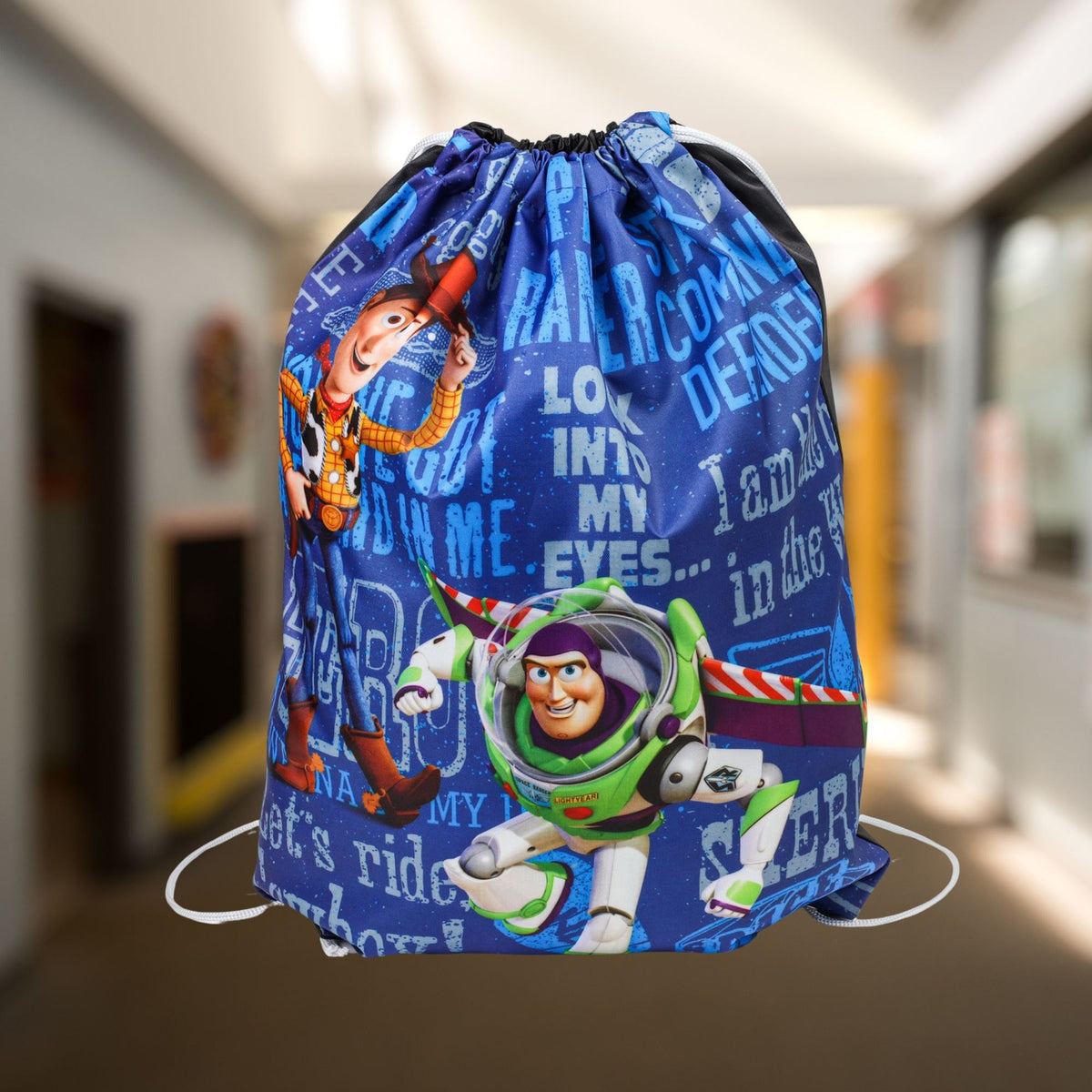 Toy Story 19pc Cinch Bag Drawstring Backpack Sticker Sheet Earrings Gift Bundle, view 12