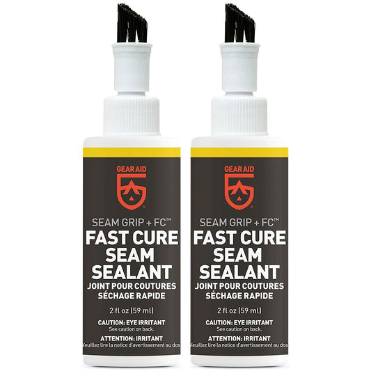 Gear Aid Seam Grip FC Fast Cure Sealant for Tents Dries Clear (2 Pack Sizes), view 2