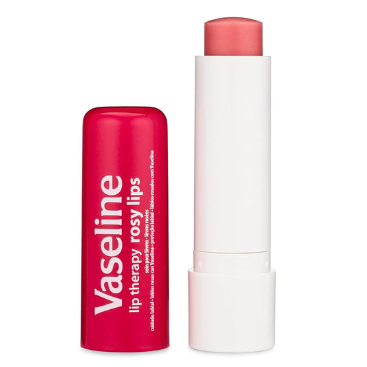 Vaseline Lip Therapy Rosy Lips .16oz Pink Tinted Lip Balm Pure Petroleum Jelly, view 2