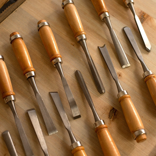 ToolTreaux Woodcarving Chisel Set Professional Craft and Hobby Tools - 12 Pieces, view 2