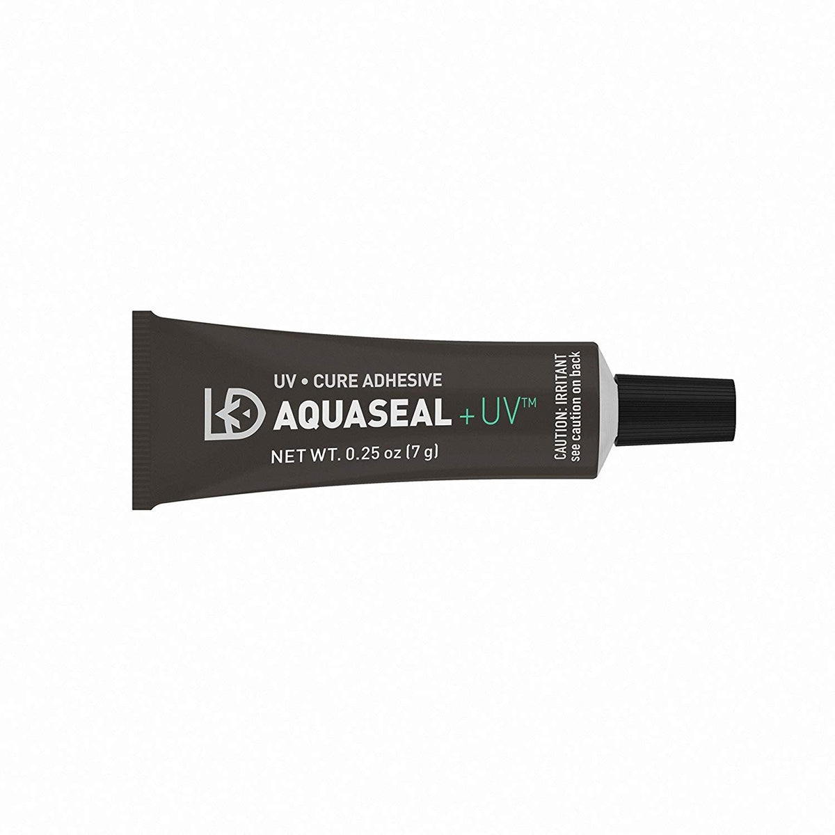 Gear Aid UV Cure AquaSeal .25oz adhesive tube for camping and outdoor repairs.