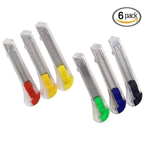 6 Pack Utility Knives Home and Office Razor Blades, view 2