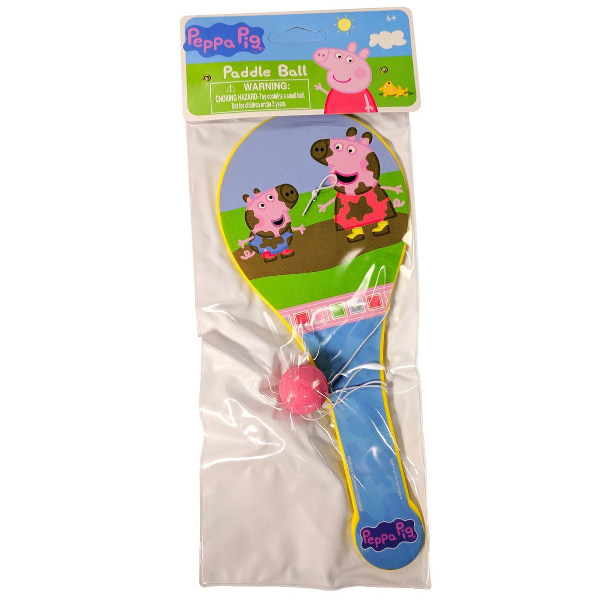 Peppa Pig Paddle Ball Indoor Outdoor Family Travel Toy Game, view 6