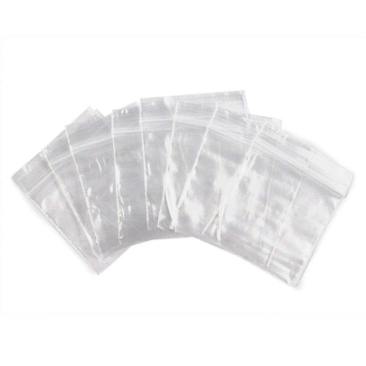 100pk Self Locking Plastic Bags 2mm Thick All Purpose Storage Bags (Many Sizes), view 2
