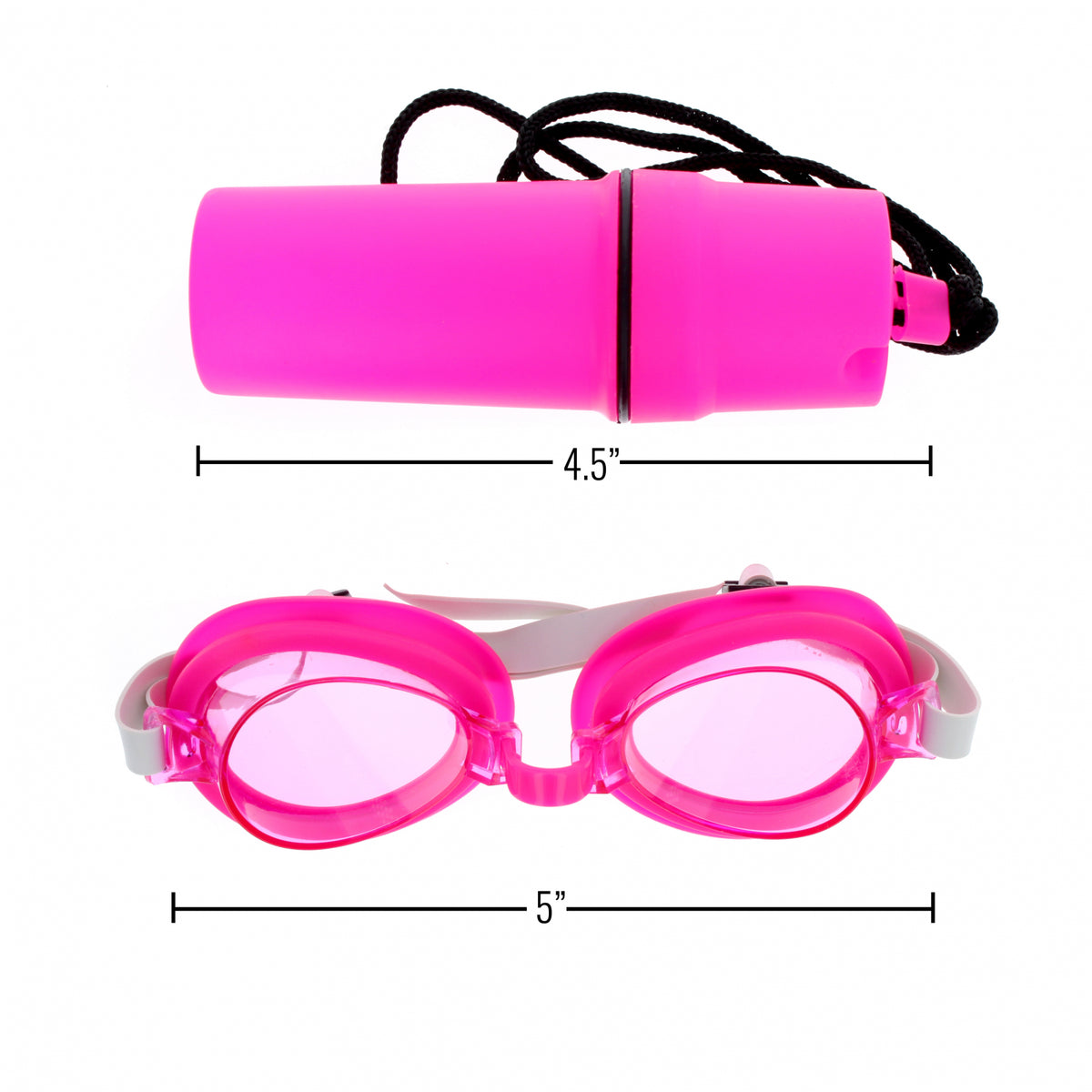Kidplokio Kids Swimming Goggles Childrens Swim Mask and Carry Case (3 Colors), view 13
