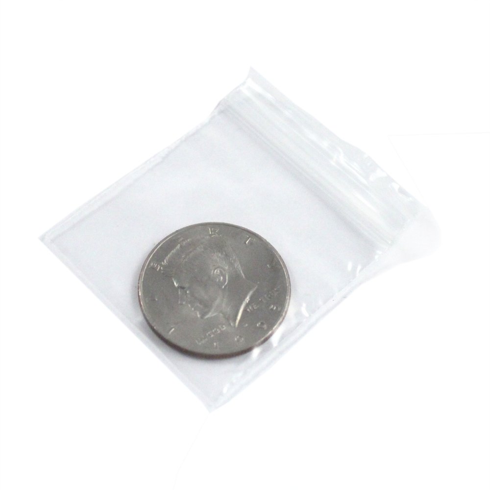100pc Self Locking Plastic Bags 2mm Thick All Purpose Storage Baggies, view 4