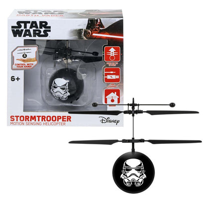 Star Wars UFO Ball Helicopter Mandalorian Yoda Stormtrooper Kids Toy Mini Copter, view 10