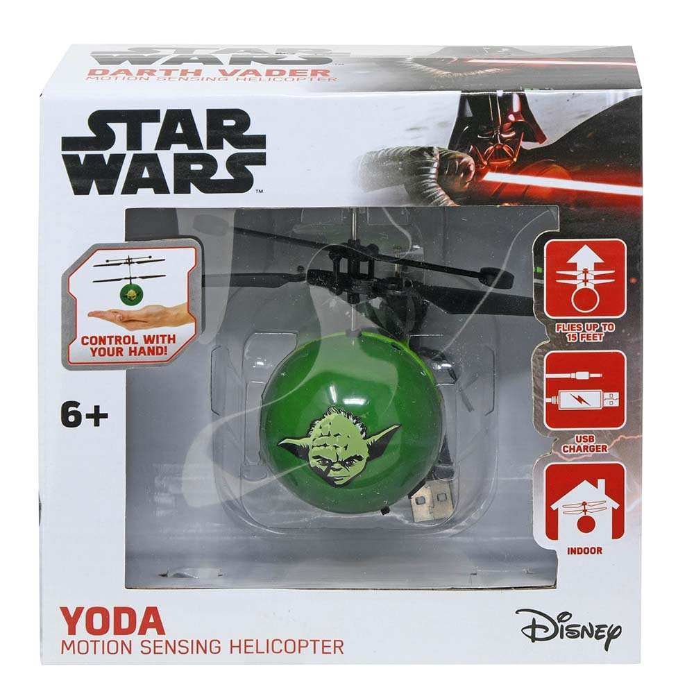 Star Wars UFO Ball Helicopter Mandalorian Yoda Stormtrooper Kids Toy Mini Copter, view 22