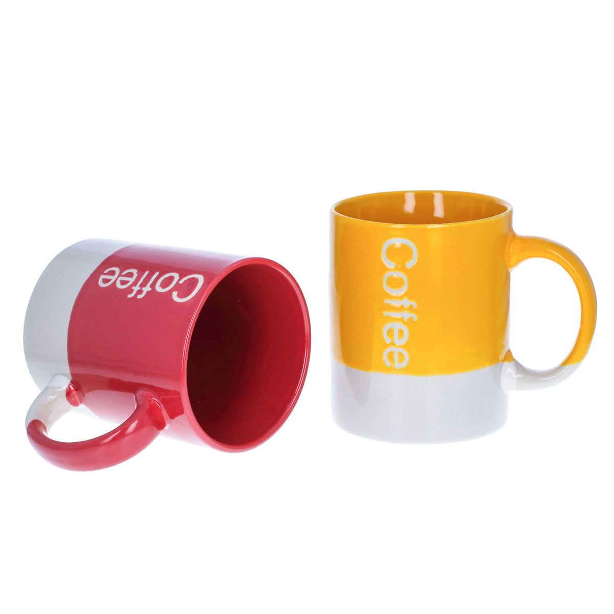 Beille  1pc Ceramic Stoneware Modern Coffee Cup 11oz Drinkware Mug (3 Colors)