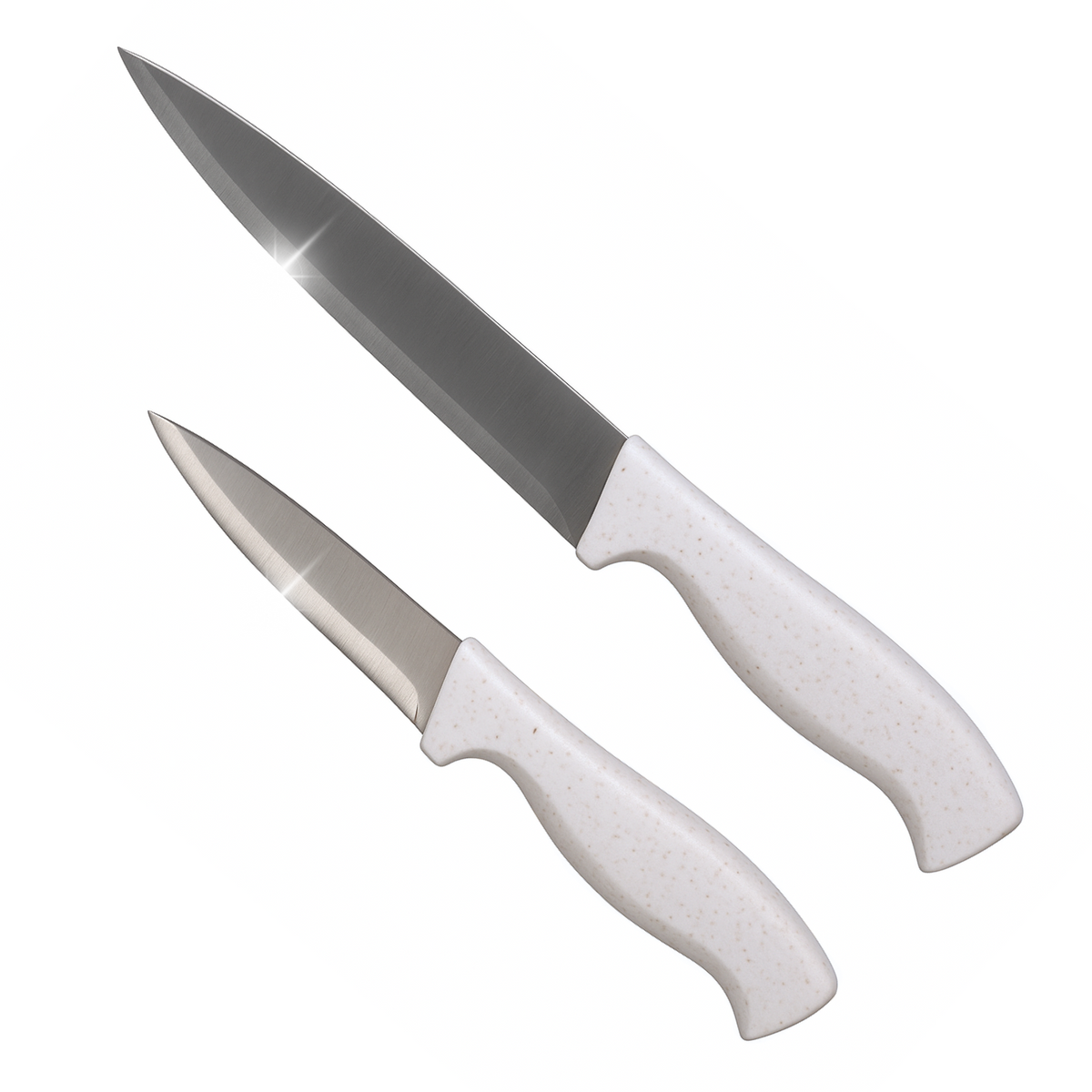 Beille Stainless Steel and Wheat Fiber Handle Kitchen Knives (Many Styles)