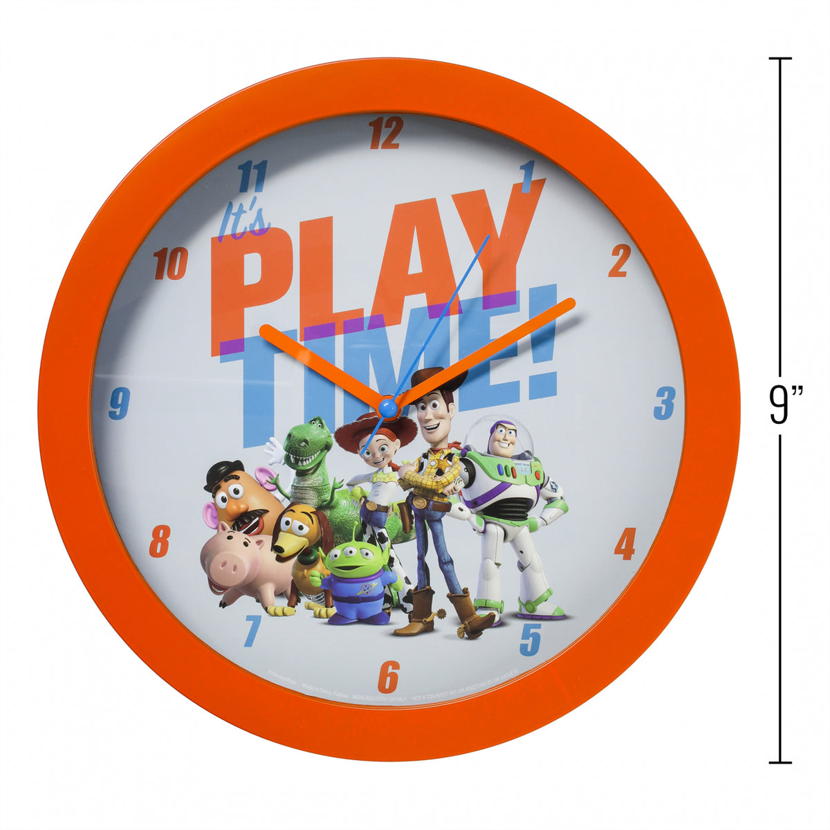 Kids Licensed Character Analog Wall Clock Kids Bedroom Home Decor Wall Art, view 8