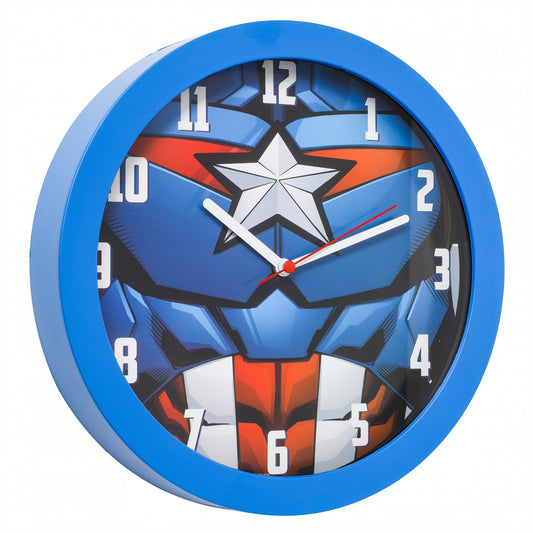 Kids analog wall clock with licensed character design for bedroom or home decor