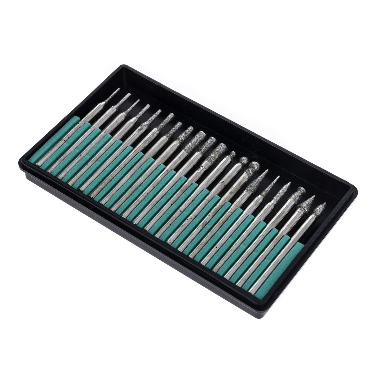 Universal Tool Assorted Diamond Burr Set 120-150 Grit .125 Inch Shank (Multiple, view 4