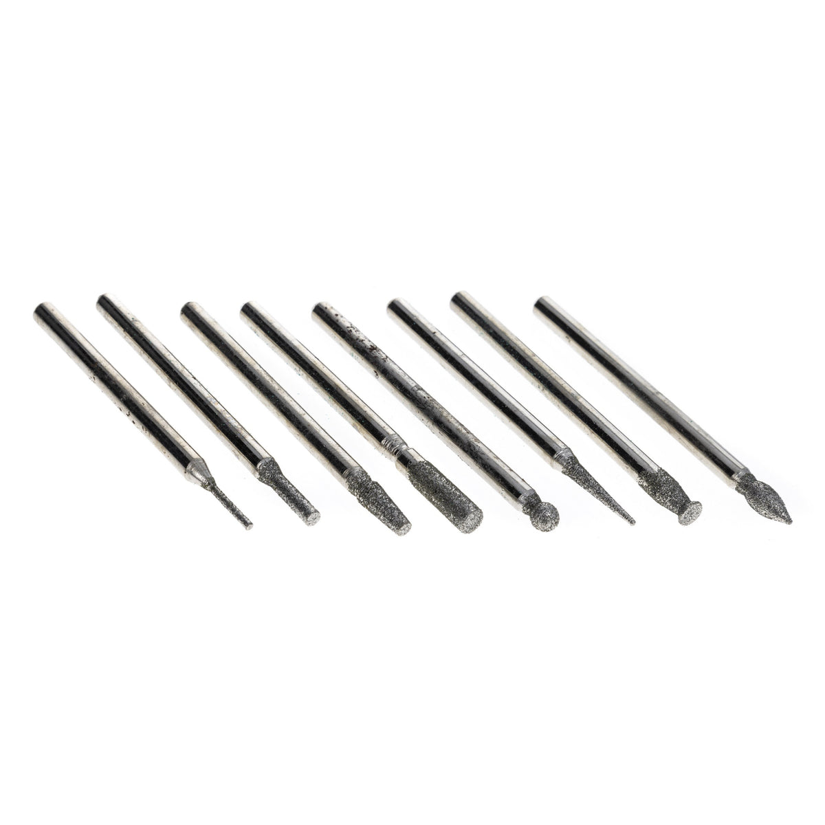 Universal Tool Assorted Diamond Burr Set 120-150 Grit .125 Inch Shank (Multiple, view 8