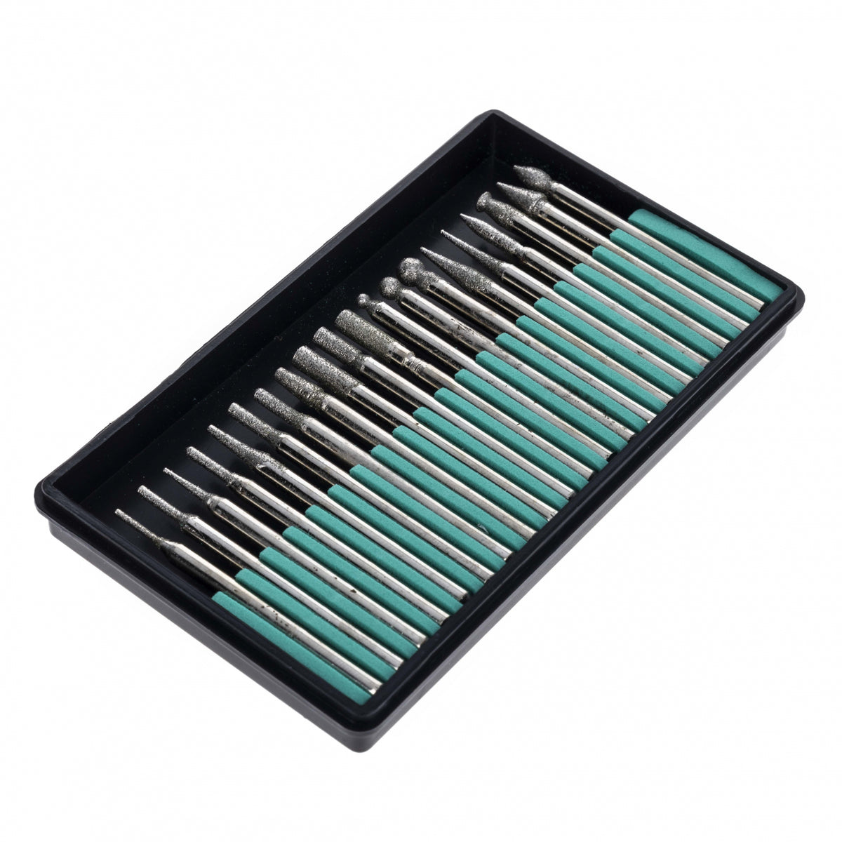 Universal Tool Assorted Diamond Burr Set 120-150 Grit .125 Inch Shank (Multiple, view 5
