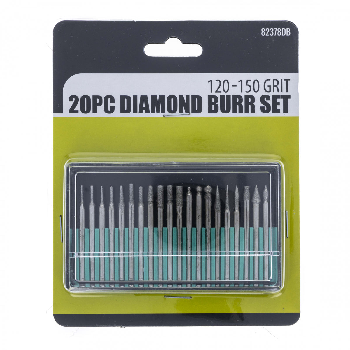Universal Tool Assorted Diamond Burr Set 120-150 Grit .125 Inch Shank (Multiple, view 11