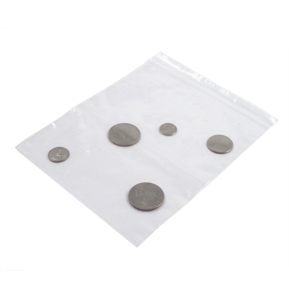 100pc Self Locking Plastic Bags 2mm Thick All Purpose Storage Baggies, view 18