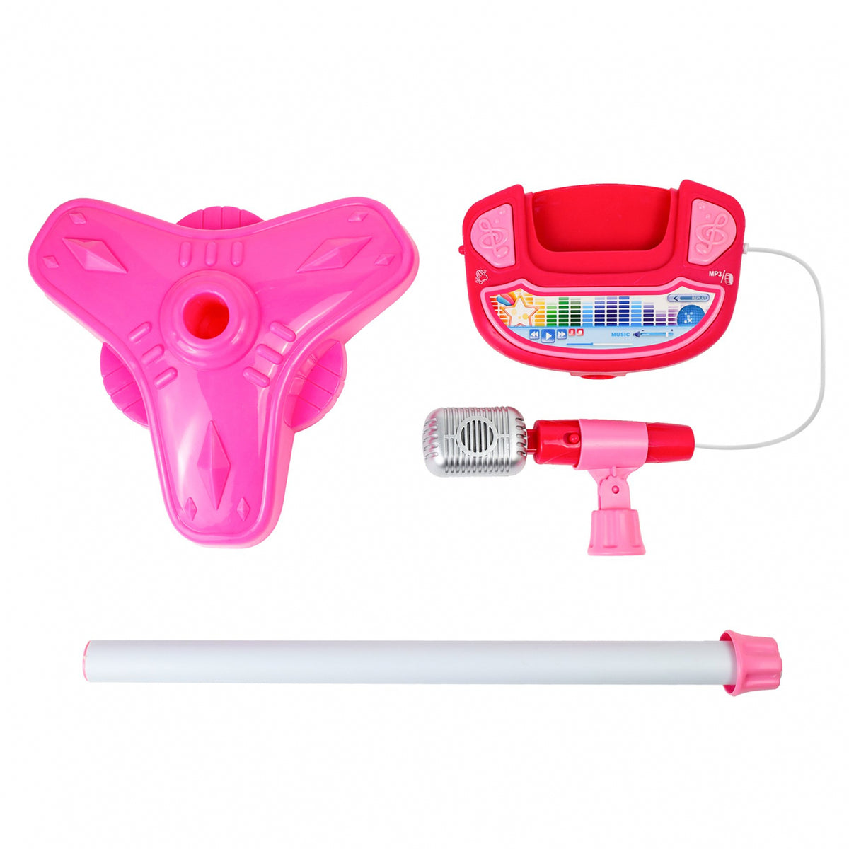 Kidplokio Musical Microphone Pretend Play Karaoke Machine Kids MP3 Player, view 8