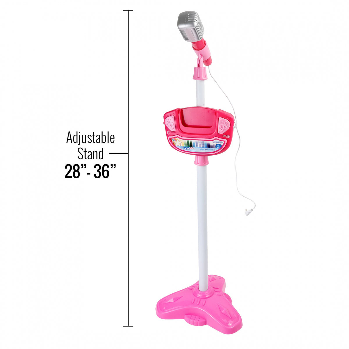 Kidplokio Musical Microphone Pretend Play Karaoke Machine Kids MP3 Player, view 3