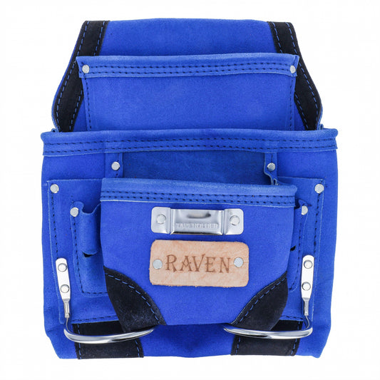 Deluxe Carpenter Tool Belt Pouch Heavy Duty Suede Leather Fits Hammer And Nails, view 2