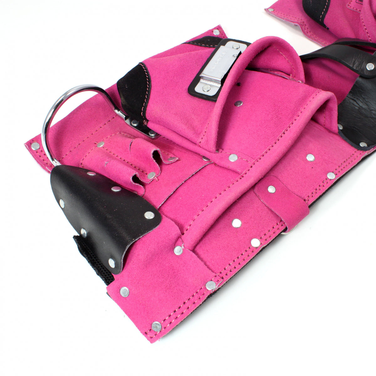ToolTreaux 9 Pocket Leather Tool Belt Large Hammer Drill Tool Pouch, view 18