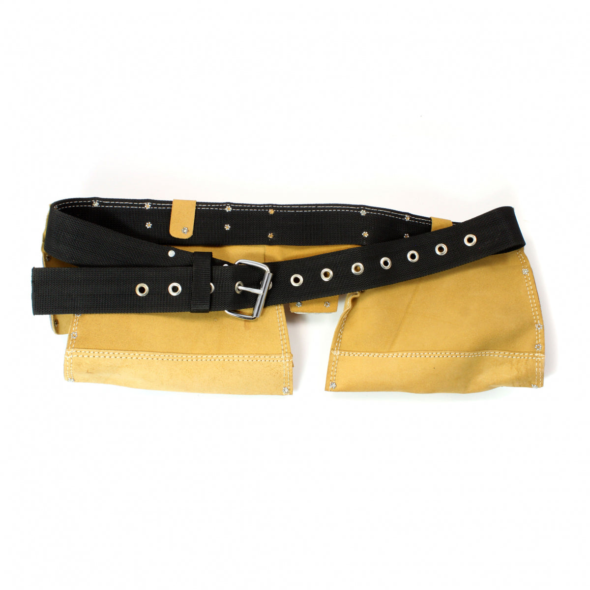 ToolTreaux 9 Pocket Leather Tool Belt Large Hammer Drill Tool Pouch, view 28