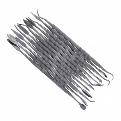 ToolTreaux Stainless Steel Wax Carver Spatula Tip Pick Crafting Tool Kit, view 2