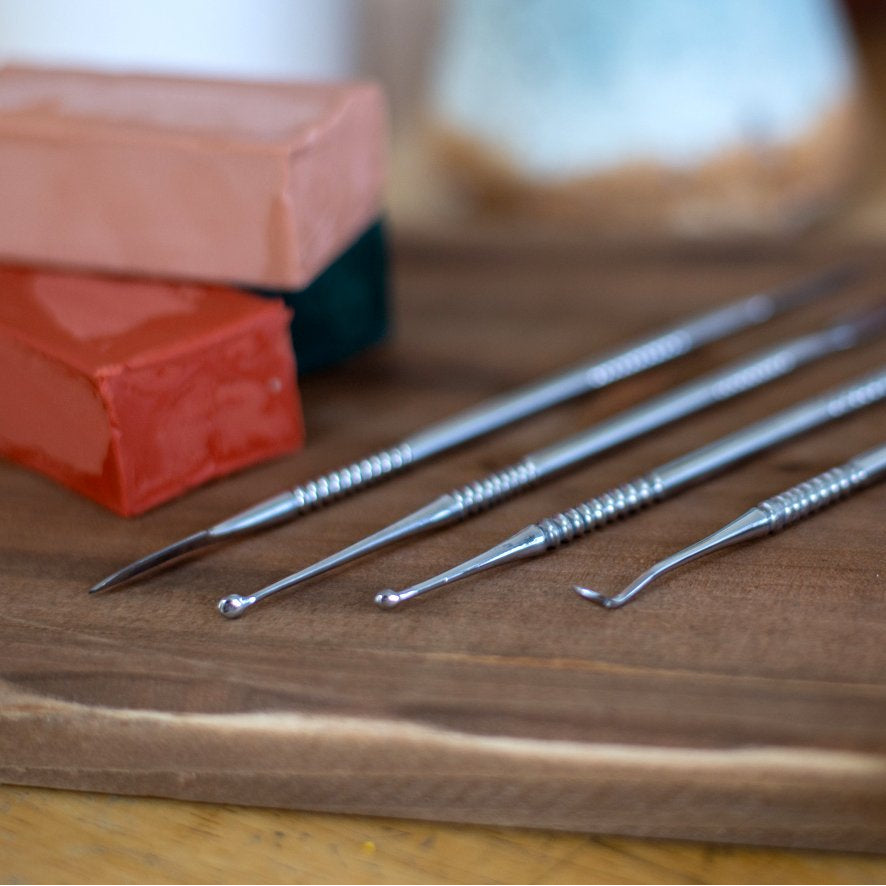 ToolTreaux Stainless Steel Wax Carver Spatula Tip Pick Crafting Tool Kit, view 15