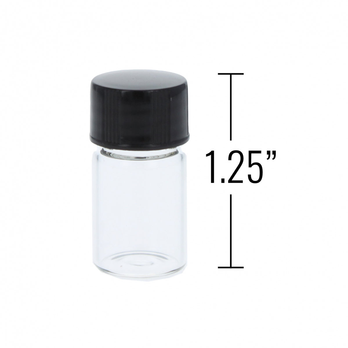 144pk Glass Vial Collection Set Craft and Hobby Storage, view 15