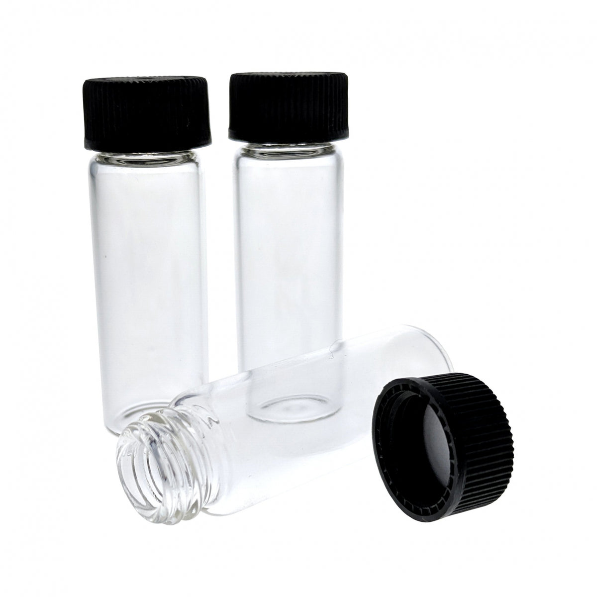 144pk Glass Vial Collection Set Craft and Hobby Storage, view 9