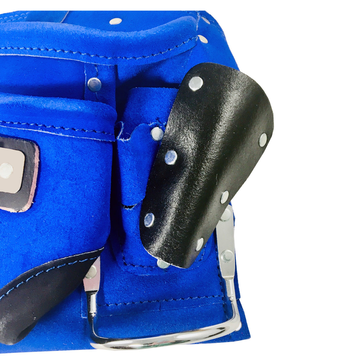 ToolTreaux 9 Pocket Leather Tool Belt Large Hammer Drill Tool Pouch, view 9
