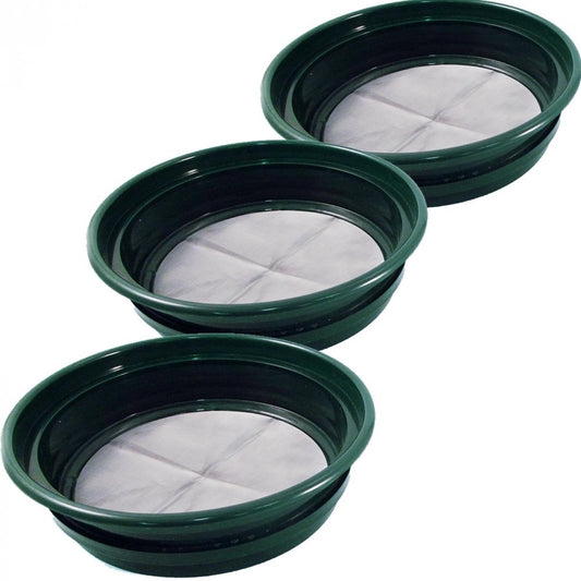 ToolTreaux gardening soil sifter with both fine and coarse mesh screens