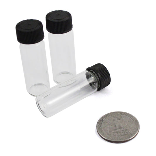 144pk Glass Vial Collection Set Craft and Hobby Storage, view 2