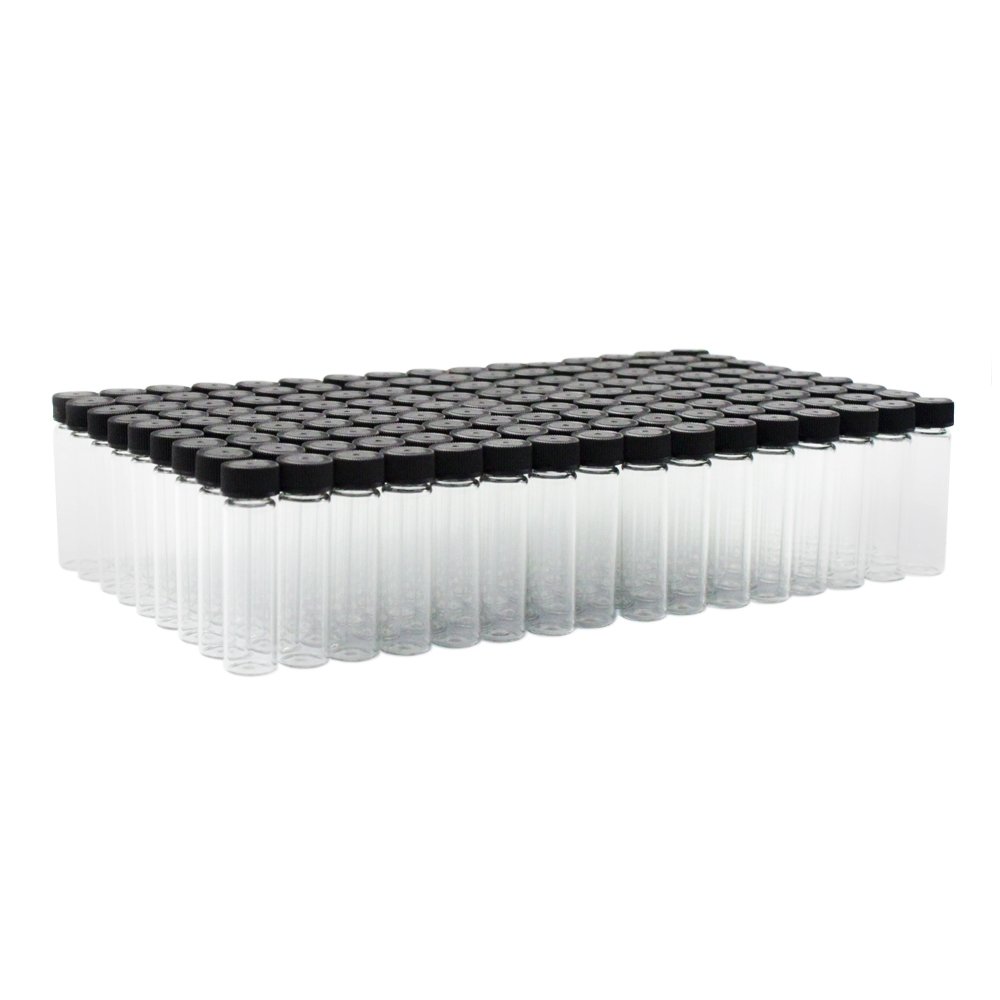 144pk Glass Vial Collection Set Craft and Hobby Storage, view 8