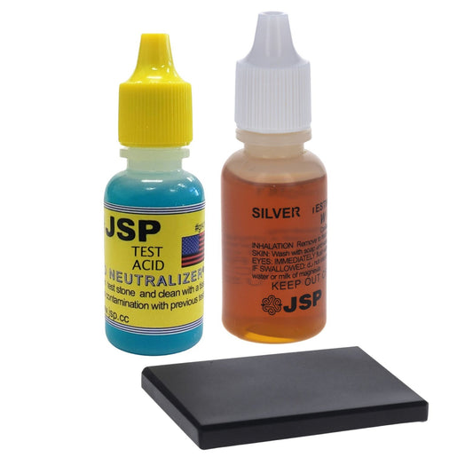 ToolTreaux Silver Grade Testing Kit, acid solution and stone neutralizer combo in package