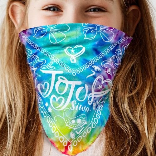 2 Pack Nickelodeon Girls Jojo Siwa Breathable Bandana Face Cover Protection, view 2