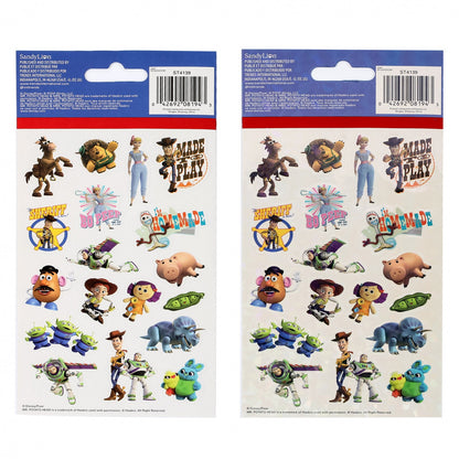 2 Pack Toy Story 19pc Cinch Bag Backpack Sticker Sheet Earrings Gift Bundle, view 6