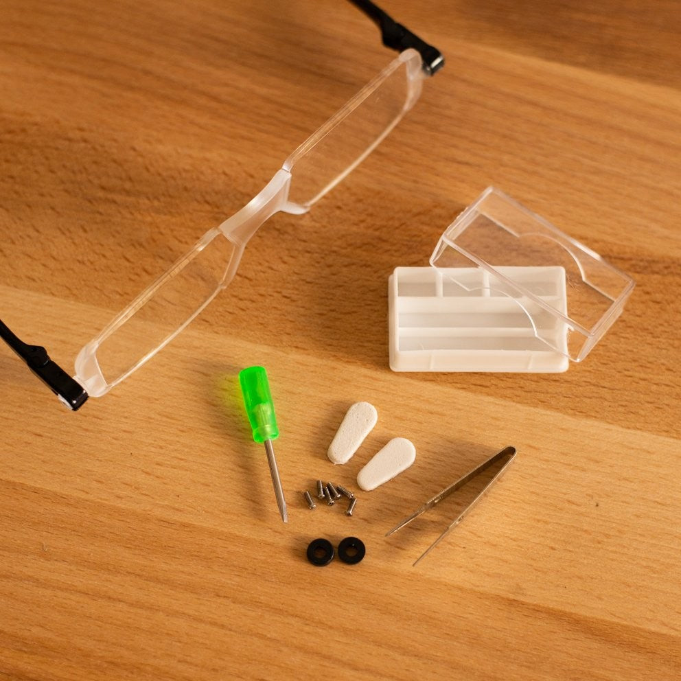 2 Pack 12pc Compact Eye Glasses Repair Kit Case For Fixing Most Glasses, view 4