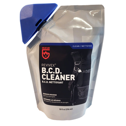 GEAR AID 10oz BCD cleaner and conditioner bottle for ocean dive gear and camping accessories